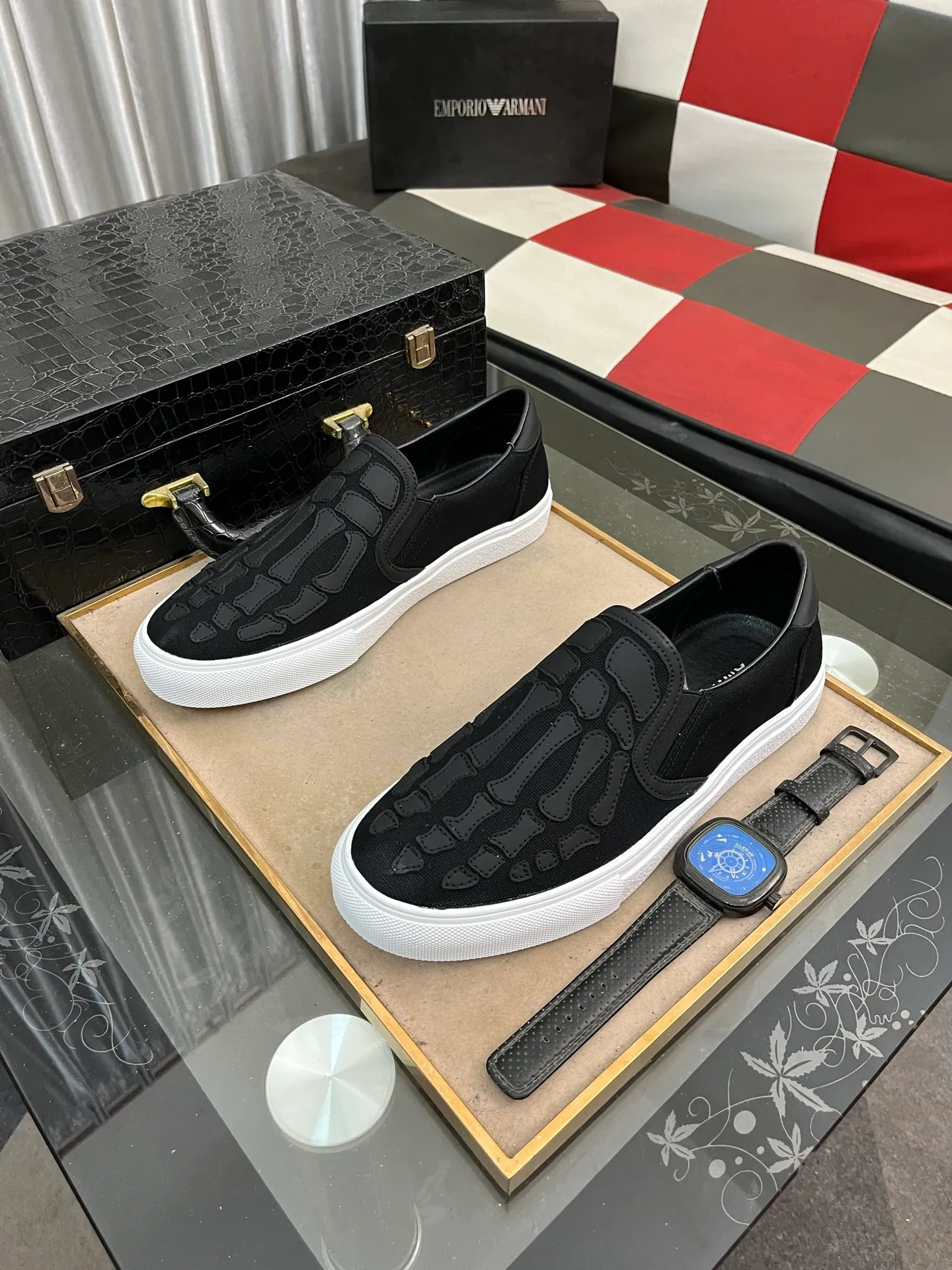 Men's men's shoes 💰420⌚️⌚️miri star shoes bone moral training shoes casual shoes amiri 2025 spring and summer star shoes bone moral training shoes micro-shaped body, the bone weaving pattern made of multi-layer genuine leather is more three-dimensional, slightly thicker and rich, and all elements are just right! The details are just right. Size: 38 to 442️⃣Colors available